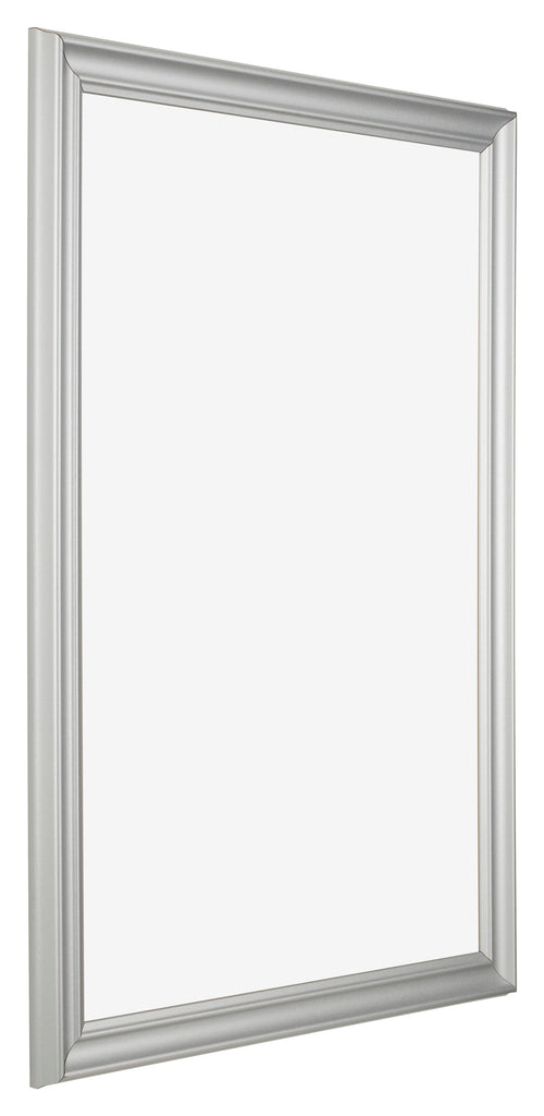 Bilderrahmen 70x100cm Silber Matt MDF Lazio Vorne Schrag | Yourdecoration.at