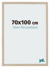 Bilderrahmen 70x100cm Sonoma Eiche MDF Bologna Vorne Messe | Yourdecoration.at