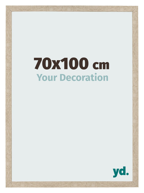 Bilderrahmen 70x100cm Sonoma Eiche MDF Bologna Vorne Messe | Yourdecoration.at