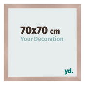 Bilderrahmen 70x70 cm Altrosa MDF Bologna Vorne Messe | Yourdecoration.at
