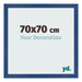 Bilderrahmen 70x70 cm Dunkelblau MDF Bologna Vorne Messe | Yourdecoration.at