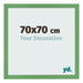 Bilderrahmen 70x70 cm Grun MDF Bologna Vorne Messe | Yourdecoration.at