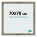 Bilderrahmen 70x70 cm Metall Vintage MDF Bologna Vorne Messe | Yourdecoration.at