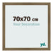 Bilderrahmen 70x70cm Bronze Dekor MDF Bologna Vorne Messe | Yourdecoration.at
