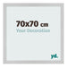 Bilderrahmen 70x70cm Edelstahl MDF Bologna Vorne Messe | Yourdecoration.at