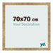 Bilderrahmen 70x70cm Gold Antik MDF Bologna Vorne Messe | Yourdecoration.at