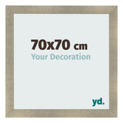 Bilderrahmen 70x70cm Gold Vintage MDF Pisa Vorne Messe | Yourdecoration.at