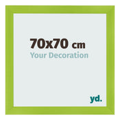 Bilderrahmen 70x70cm Grün MDF Pisa Vorne Messe | Yourdecoration.at