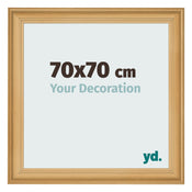 Bilderrahmen 70x70cm Kiefer Gemasert MDF Lazio Vorne Messe | Yourdecoration.at