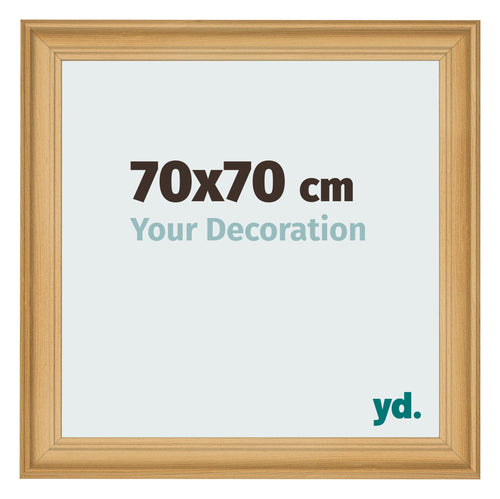 Bilderrahmen 70x70cm Kiefer Gemasert MDF Lazio Vorne Messe | Yourdecoration.at