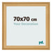Bilderrahmen 70x70cm Kiefer Gemasert MDF Lazio Vorne Messe | Yourdecoration.at