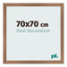 Bilderrahmen 70x70cm Kupfer Dekor MDF Bologna Vorne Messe | Yourdecoration.at