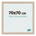 Bilderrahmen 70x70cm Sonoma Eiche MDF Bologna Vorne Messe | Yourdecoration.at