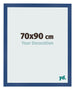 Bilderrahmen 70x90 cm Dunkelblau MDF Bologna Vorne Messe | Yourdecoration.at
