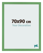Bilderrahmen 70x90 cm Grun MDF Bologna Vorne Messe | Yourdecoration.at