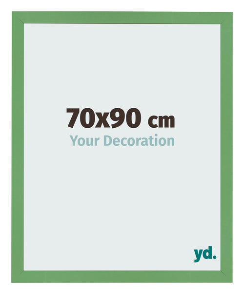 Bilderrahmen 70x90 cm Grun MDF Bologna Vorne Messe | Yourdecoration.at