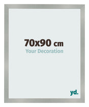 Bilderrahmen 70x90cm Aluminium Gebürstet MDF Bologna Vorne Messe | Yourdecoration.at