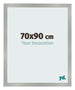 Bilderrahmen 70x90cm Aluminium Gebürstet MDF Bologna Vorne Messe | Yourdecoration.at