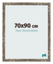 Bilderrahmen 70x90cm Blau Gold Meliert MDF Bologna Vorne Messe | Yourdecoration.at