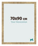 Bilderrahmen 70x90cm Gold Antik MDF Bologna Vorne Messe | Yourdecoration.at