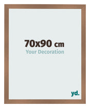Bilderrahmen 70x90cm Kupfer Dekor MDF Bologna Vorne Messe | Yourdecoration.at