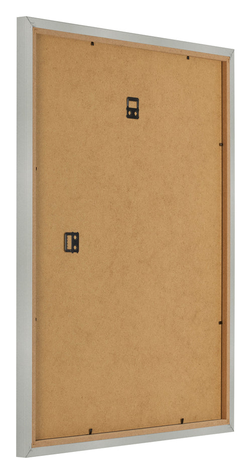 Bilderrahmen 70x90cm Silber Matt MDF Bologna Ruckseite Schrag | Yourdecoration.at