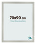 Bilderrahmen 70x90cm Silber Matt MDF Bologna Vorne Messe | Yourdecoration.at