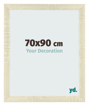 Bilderrahmen 70x90cm Sonoma Eiche MDF Pisa Vorne Messe | Yourdecoration.at