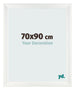 Bilderrahmen 70x90cm Weiß Vintage MDF Pisa Vorne Messe | Yourdecoration.at