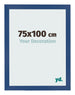 Bilderrahmen 75x100 cm Dunkelblau MDF Bologna Vorne Messe | Yourdecoration.at
