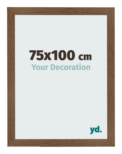 Bilderrahmen 75x100 cm Eiche Rustikal MDF Bologna Vorne Messe | Yourdecoration.at
