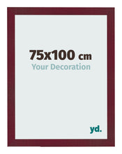 Bilderrahmen 75x100 cm Weinrot Gewischt MDF Bologna Vorne Messe | Yourdecoration.at
