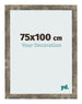 Bilderrahmen 75x100cm Blau Gold Meliert MDF Bologna Vorne Messe | Yourdecoration.at