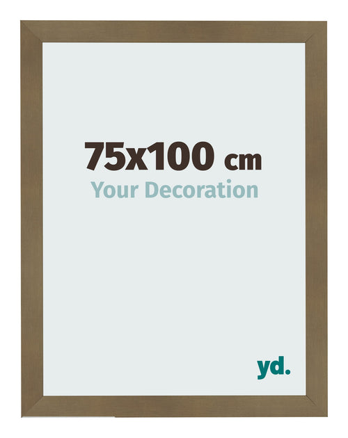 Bilderrahmen 75x100cm Bronze Dekor MDF Bologna Vorne Messe | Yourdecoration.at