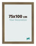 Bilderrahmen 75x100cm Bronze Dekor MDF Bologna Vorne Messe | Yourdecoration.at