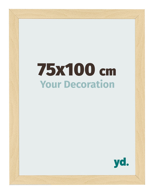 Bilderrahmen 75x100cm Buche Dekor MDF Bologna Vorne Messe | Yourdecoration.at