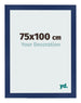 Bilderrahmen 75x100cm Dunkelblau Gewischt MDF Bologna Vorne Messe | Yourdecoration.at