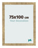 Bilderrahmen 75x100cm Gold Antik MDF Bologna Vorne Messe | Yourdecoration.at