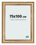 Bilderrahmen 75x100cm Gold Antik MDF Lazio Vorne Messe | Yourdecoration.at