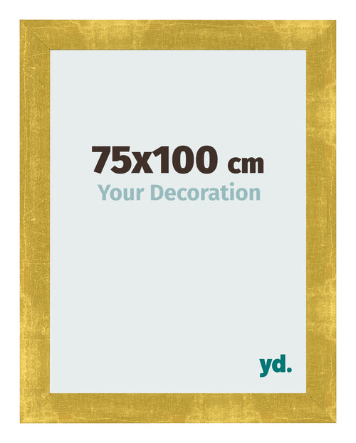 Bilderrahmen 75x100cm Gold Vintage MDF Pisa Vorne Messe | Yourdecoration.at