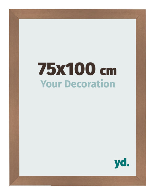 Bilderrahmen 75x100cm Kupfer Dekor MDF Bologna Vorne Messe | Yourdecoration.at
