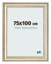 Bilderrahmen 75x100cm Metallglanz MDF Lazio Vorne Messe | Yourdecoration.at