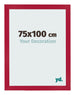 Bilderrahmen 75x100cm Rot MDF Bologna Vorne Messe | Yourdecoration.at