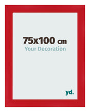 Bilderrahmen 75x100cm Rot MDF Pisa Vorne Messe | Yourdecoration.at