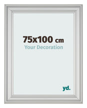 Bilderrahmen 75x100cm Silber Matt MDF Lazio Vorne Messe | Yourdecoration.at