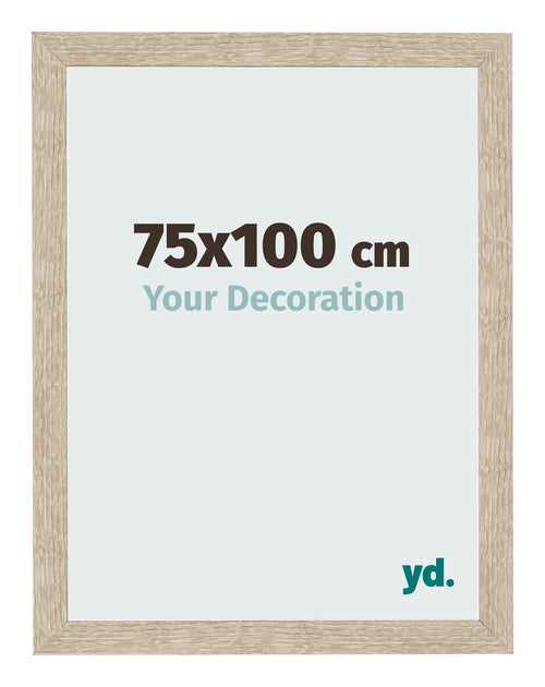 Bilderrahmen 75x100cm Sonoma Eiche MDF Bologna Vorne Messe | Yourdecoration.at