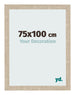 Bilderrahmen 75x100cm Sonoma Eiche MDF Bologna Vorne Messe | Yourdecoration.at