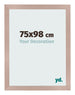Bilderrahmen 75x98 cm Altrosa MDF Bologna Vorne Messe | Yourdecoration.at