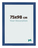 Bilderrahmen 75x98 cm Dunkelblau MDF Bologna Vorne Messe | Yourdecoration.at