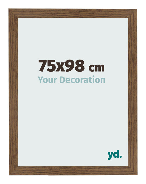 Bilderrahmen 75x98 cm Eiche Rustikal MDF Bologna Vorne Messe | Yourdecoration.at